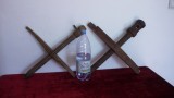 Surub Lemn Vechi Colectie/Decor Nr.1 (59/53cm) si Nr.2 (57/49cm) - Obiecte Arta Lemn Rustic