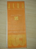 pliant si harta judetul alba - anii &#039;70 - dimensiuni 66 / 48