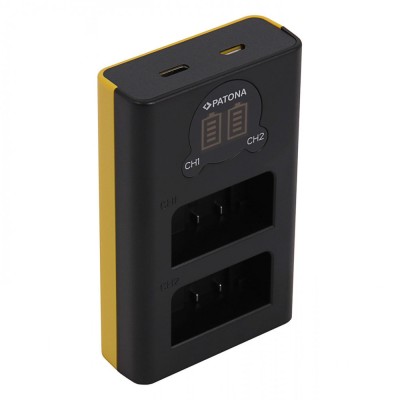 Incarcator Smart Patona USB Dual LCD EN-EL25 compatibil Nikon Z50, Z fc-1911 foto