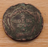 Moneda 2 soldi 1799 - Gorizia, Europa, Cupru (arama)