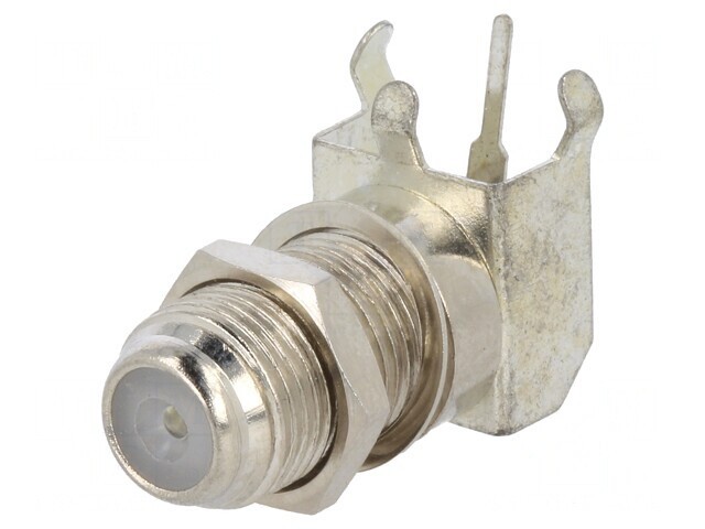 Soclu F mamă unghi 90&deg; THT PCB