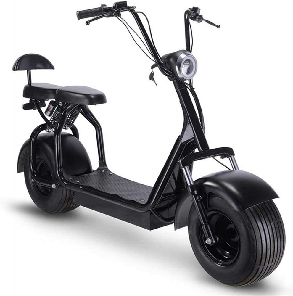 Scuter electric Harley, cu baterie detasabila, culoare negru lucios