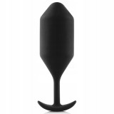 Plug anal cu vibrații - B-Vibe Vibrating Snug Plug 5 Black