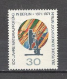 Berlin.1971 100 ani certificarea materialelor SB.804, Nestampilat