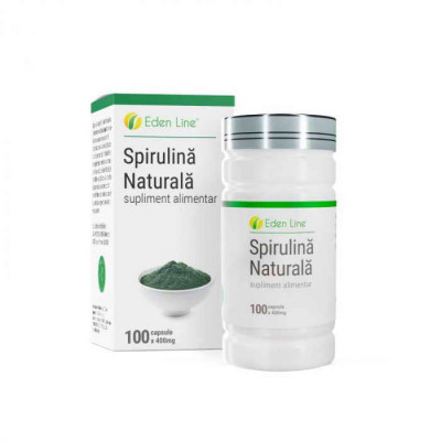 Spirulina Naturala 100 cps. foto