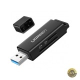 Cititor Card USB 3.0 UGREEN CM104 SD - microSD Negru