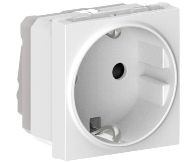 Priza schuko 2M 16A Flexo Himel alb foto