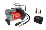 Compresor aer auto cu manometru Acomp-03 metalic 12V AMiO, presiune maxima 150PSI 10Bar, debit 30L/min, alimentare la priza auto, furtun aer 1 m,