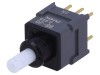 Comutator NKK SWITCHES DPDT ON-ON, 28V AC/DC, 0.01A, model ACBB26AP