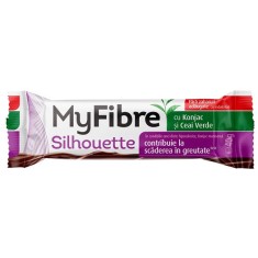 Baton my fibre silhuette cu glucomannan si ceai verde f.zahar 40g sly nutritia