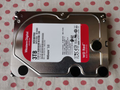 HDD Western Digital Red 3TB SATA-III 5400RPM 64MB Desktop. foto