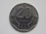 20 COLONES 1985 COSTA RICA