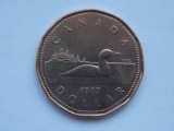 Moneda Canada 1 Dolar 1987 XF - Numismatica, Colectie