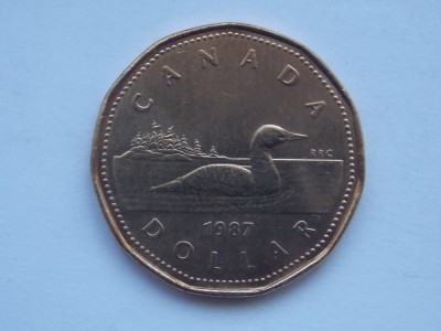 ONE DOLLAR CANADA 1987-XF foto
