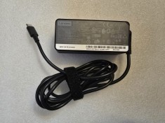 Incarcator laptop Lenovo ThinkPad 20V 2.25A 45W, TYPE-C - poze reale foto