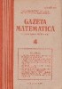 Gazeta matematica, Nr. 4/1985