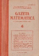 Gazeta matematica, Nr. 4/1985