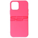 Husa Silicon iPhone 12 Pro Fuchsia Premium - Protectie Calitate Superioara, High Copy Apple