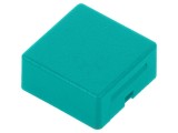 Tastă pătrată verde 15x15mm AML