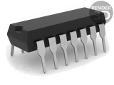 Digital Bus Transceiver 8-Channel DIP20 3-State