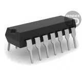 Digital Bus Transceiver 8-Channel DIP20 3-State