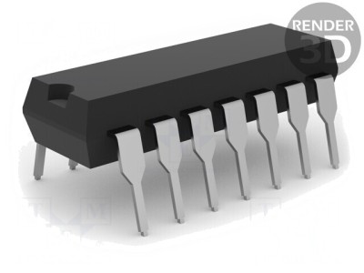Digital Bus Transceiver 8-Channel DIP20 3-State foto