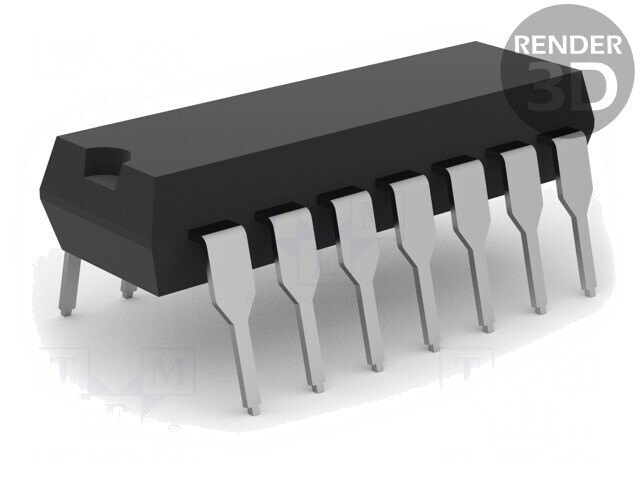 Digital Bus Transceiver 8-Channel DIP20 3-State