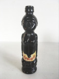 Cumpara ieftin * Sticla veche lichior Vudu Spania Insulele Baleare, statuie africana, 13,5 cm