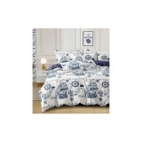 Cumpara ieftin Lenjerie de Pat Bumbac Finet, 6 Piese, Pat Dublu - Gr-369