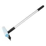 Racleta si spalator telescopic aluminiu pentru geamuri, ferestre si oglinzi auto/casa/birou, latime 20 cm, lungime reglabila 59-100 cm, AMiO