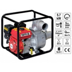 Motopompa apa murdara 5.7kW, 1600L/min., 4&rdquo;, Yato YT-85403