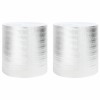 VidaXL Reflector de căldură pentru radiator 2 pcs Argintiu 25 x 0,5 m 42009832
