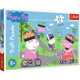 PUZZLE TREFL 24 MAXI PURCELUSA PEPPA PIG, TREFL 24M