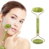 Roller pentru masaj facial, din Jad,