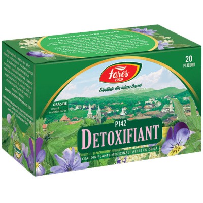 Ceai Detoxifiant 20 plicuri Fares foto