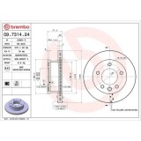 Set disc frana Vw Lt 28 04.96-07.06, Fata, 276X22mm, ventilat, BREMBO