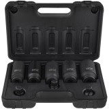 Set trusa chei tubulare + biti hexagonale imbus impact &frac12; 24-36mm H14 H17 H19 (VRF08129-3)