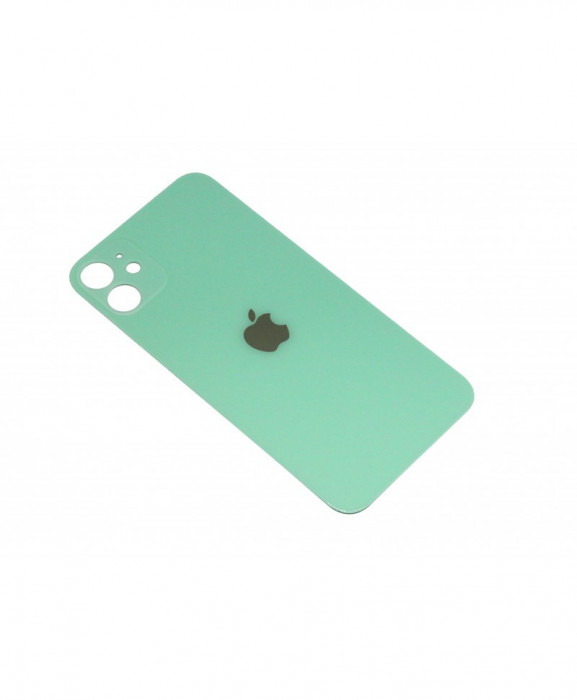 Capac Baterie Apple iPhone 11 Verde Deschis, cu gaura pentru camera mare