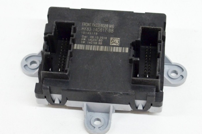Modul de control ușă st&acirc;nga față LAND ROVER RANGE ROVER EVOQUE L538 2017 OEM: HK83-14D617-BB,14C237BD,10145178,14C108BB 14507361