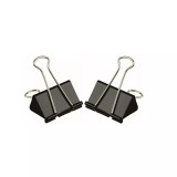 Clipsuri metalice 32 mm negru 12 buc