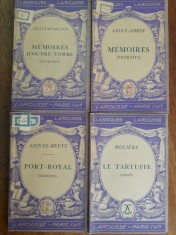 Lot 20 carti vechi in franceza - Moliere, Racine, Voltaire, ... / R4P1F