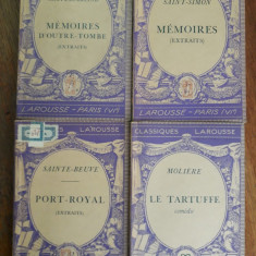 Lot 20 carti vechi in franceza - Moliere, Racine, Voltaire, ... / R4P1F