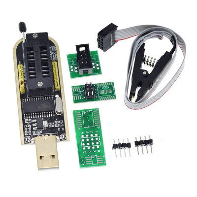 Kit programator EEPROM cu clip SOP SOIC8 si CH341A foto