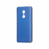 Cumpara ieftin Husa MSVII Albastra + Folie Protectie Sticla Pentru Xiaomi Redmi 5 Plus, Albastru, Carcasa