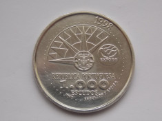 1000 ESCUDOS 1998 PORTUGALIA-argint foto