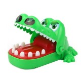 Jucarie interactiva Crocodil Dentist, Flippy, Joc de Grup/Familie, 11 Dinti, Small 15 x 10 x 7.5 cm, Verde