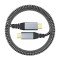 Cablu USB C la USB C LDLrui, 1.8 m, nylon, metal, multicolor