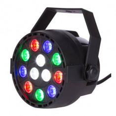 Proiector jocuri de lumini mini LED 9x 1W RGB +3x 1W alb Velleman