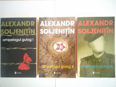 Aleksandr Soljenitin - ARHIPELAGUL GULAG (3 volume) (NOI) foto