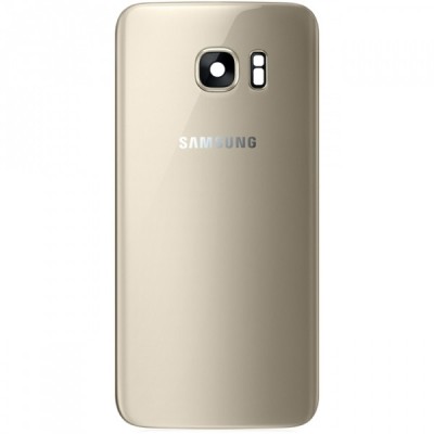 Capac Baterie NOU Original Samsung G930 S7 Gold (GH82-11384C) foto